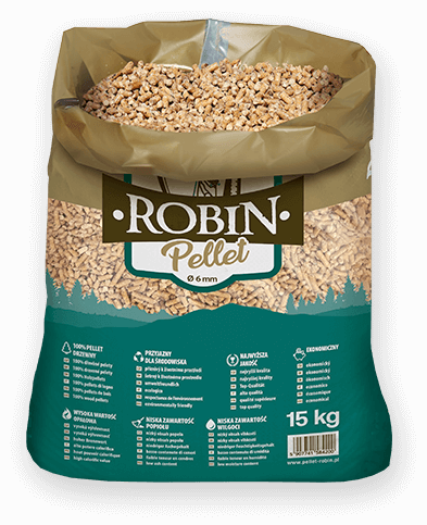 worek pelletu opałowego Robin do kupienia w Debrznie lub sklepie internetowym